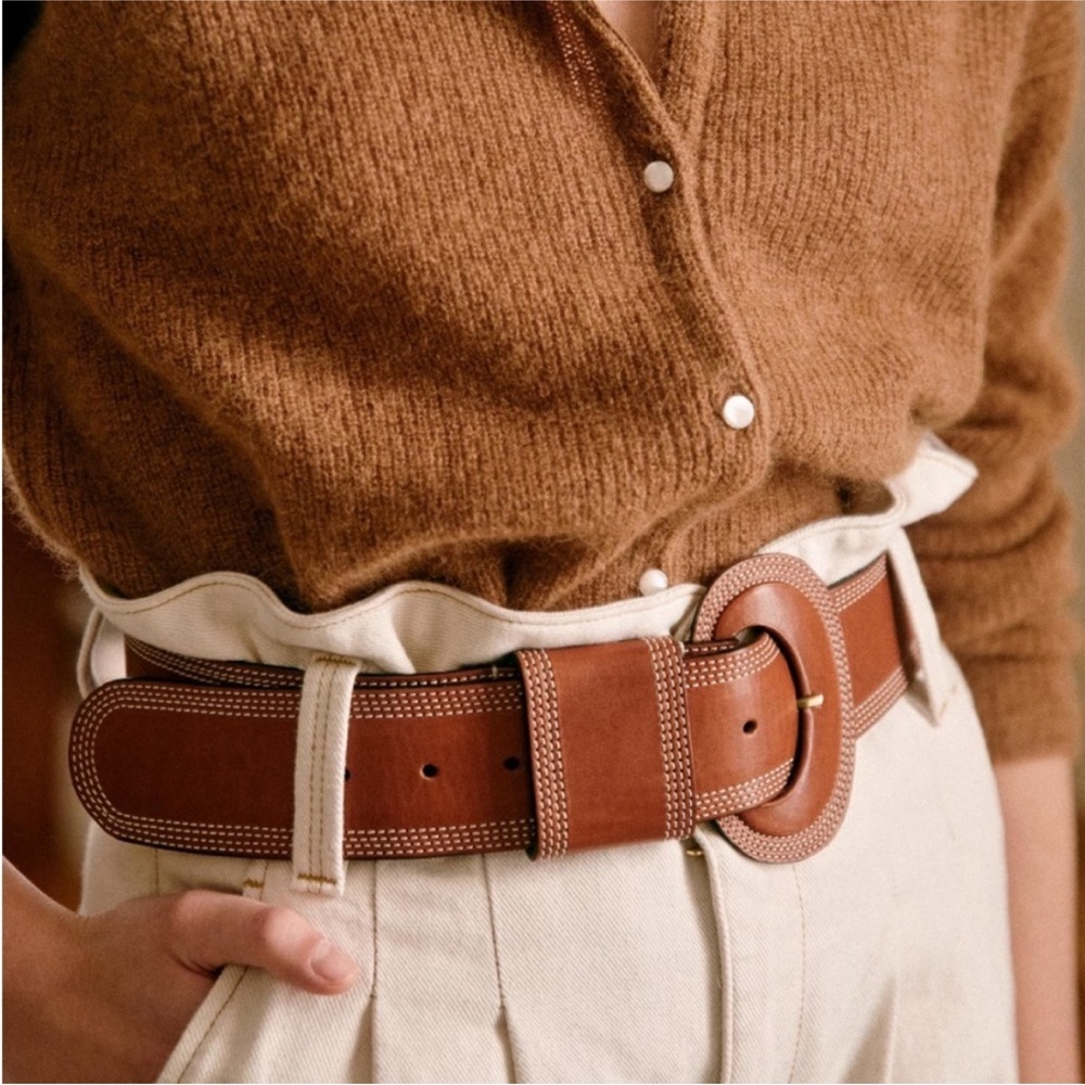 Sezane jones belt -worn once 100cm
